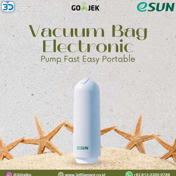 

Sale Esun 3D Filament Vacuum Bag Electronic Pump Fast Easy Portable