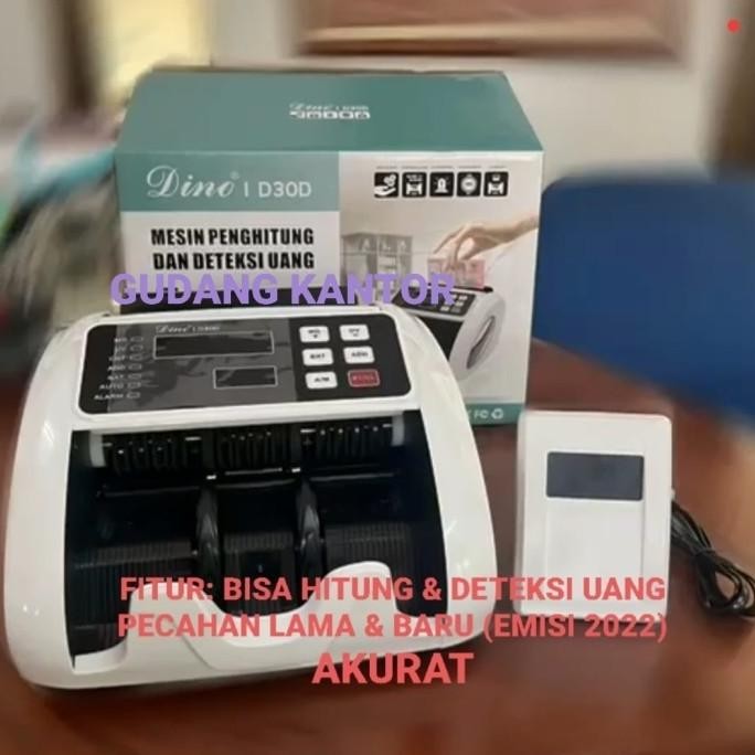 

Promo Mesin Hitung Uang Dino D30D / Bill Money Counter Detector D-30D