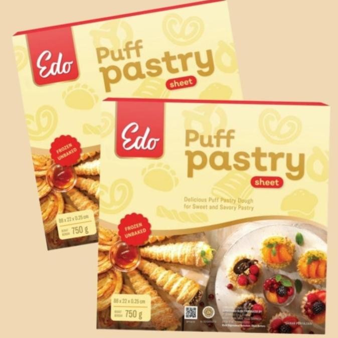 

EDO PUFF PASTRY 24CMX24CM ISI 4LEMBAR 750GR, KHUSUS OJOL INSTANT KURIR murah