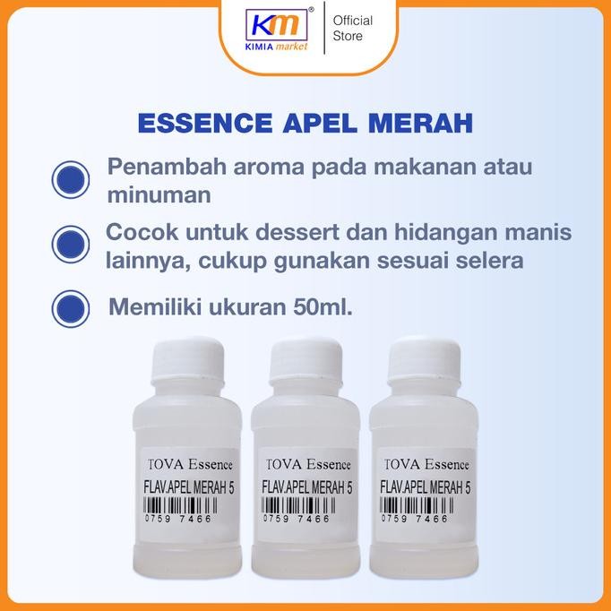 

Essence Makanan/Minuman TOVA flavor Apel Merah 50ml murah