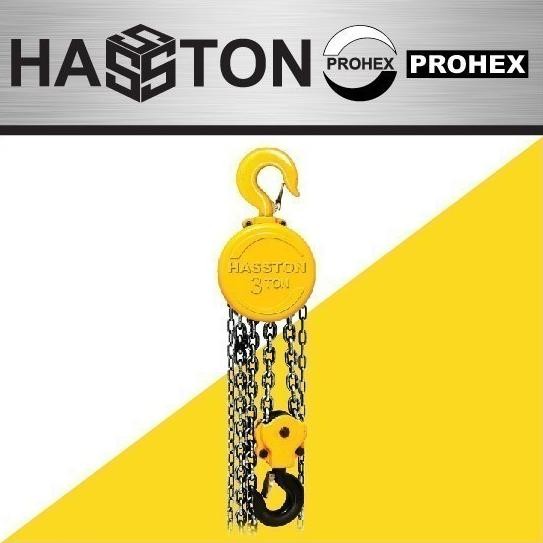 Hasston Prohex 4520-210 Chain Block / Katrol Barang 2T X 10M 2 Ton 10M New Stok