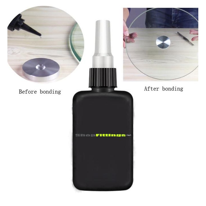 

Promo Lem UV Laser Kaca Transparant Ultra-violet Glue 10 100 Ml X1 Botol COD