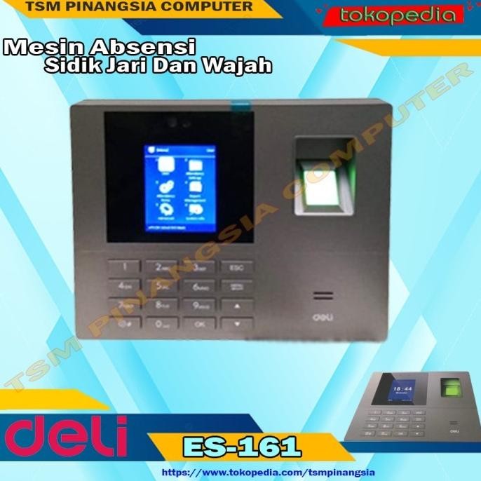 

Promo Deli Es-161 Mesin Absen Sidik Jari - Fingerprint - Absensi Wajah Face