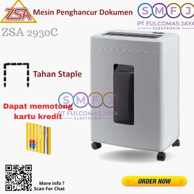 

Grosir Zsa 2930C Micro Cut Mesin Penghancur Kertas Paper Shredder 2930 C