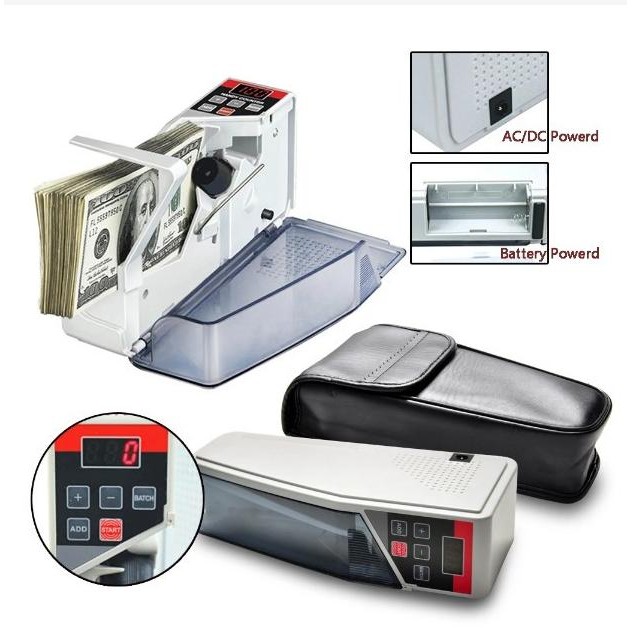 

Promo Alat Hitung Uang Bill Money Handy Counter Portable Machine Led Screen