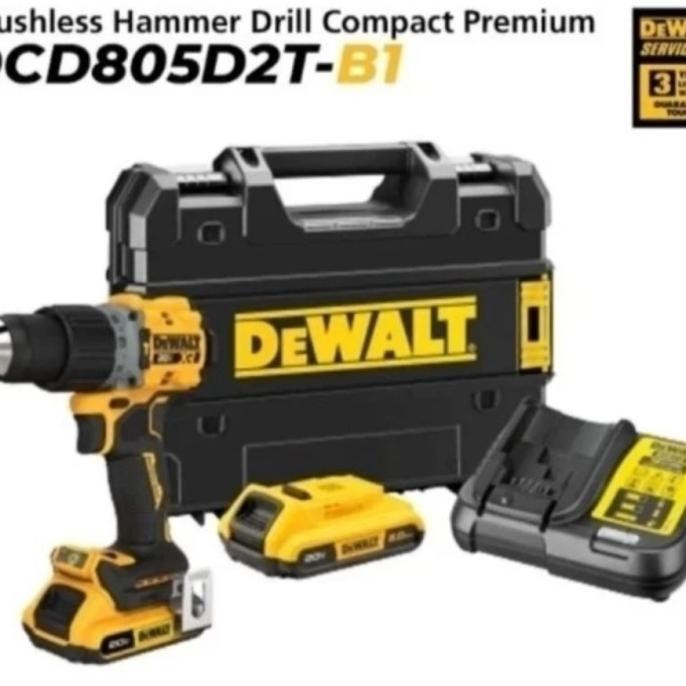 

Promo Dewalt Dcd805D2T Hammer Drill Dcd805N Dcd805 Garansi Resmi Bor Tembok