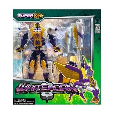 Super 10 Robot Whitehorn besar original Young Toys change pegasus