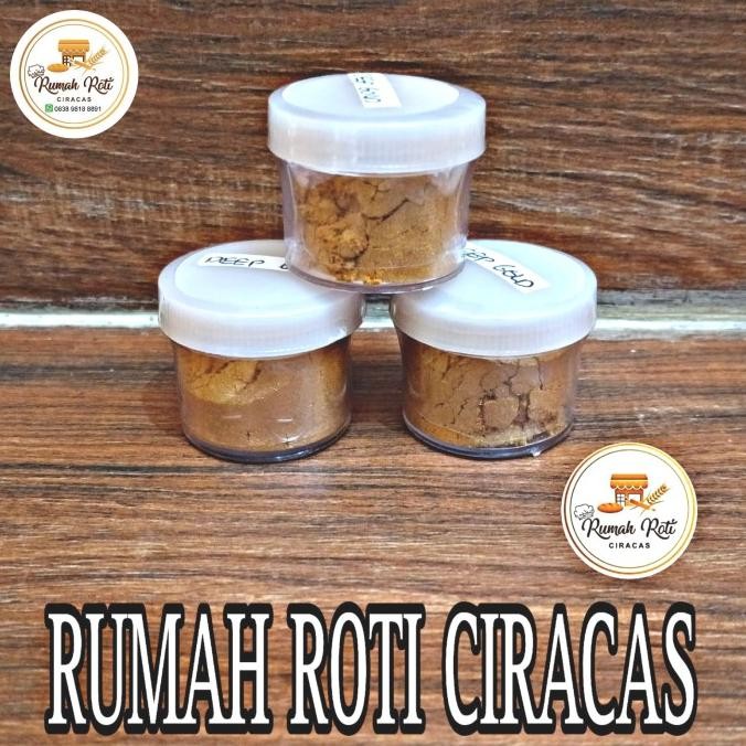 

LUSTER DUST GOLD EDIBLE BUBUK EMAS TABUR HIASAN KUE BISA DIMAKAN POWDER DECOR TOPPING KECIL CUP CAKE murah