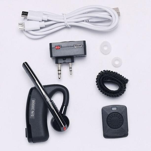 Murah Handsfree Bluetooth Ht Cina Baofeng Pofung Wln Earmic Ptt Earpiece