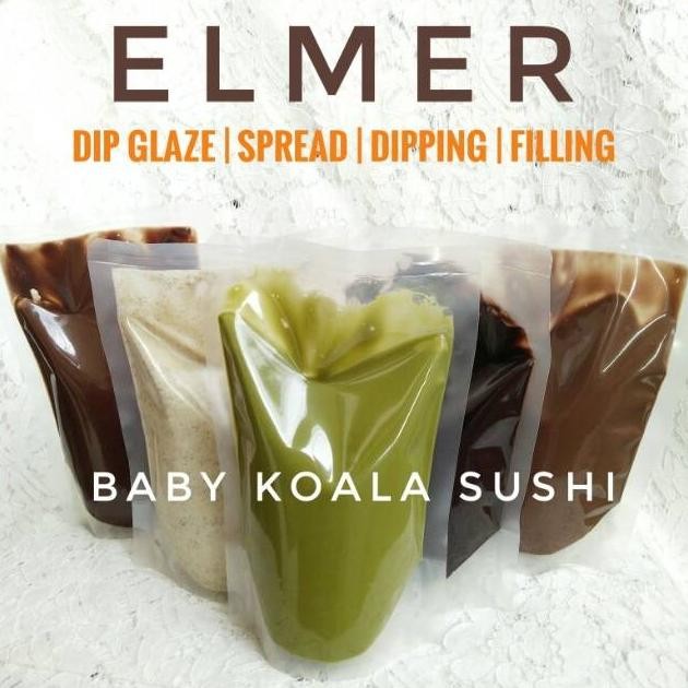 

ELMER Dip Glaze Toping Donat 1 Kg | Saus Coklat All Variant murah