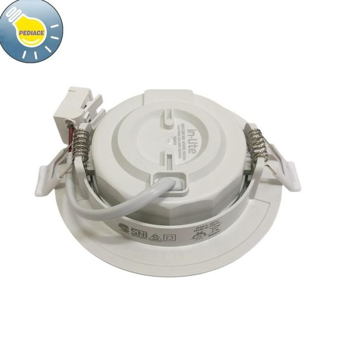 Lampu LED Slim Downlight 9 WATT Inbow INLITE INDC236 Spotlight 9W SNI