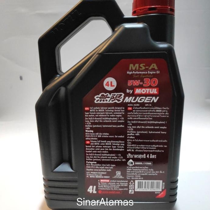 Grosir Oli Honda Motul Mugen 5W-30 4Liter
