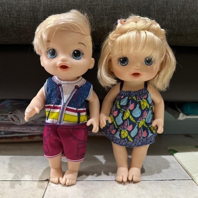 Aksesoris Boneka Baby Alive Original Baju Pampers dress