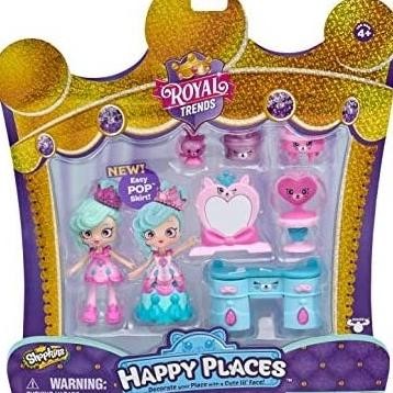 Shopkins Happy Places Royal Trends Fabulous fox vanity playset