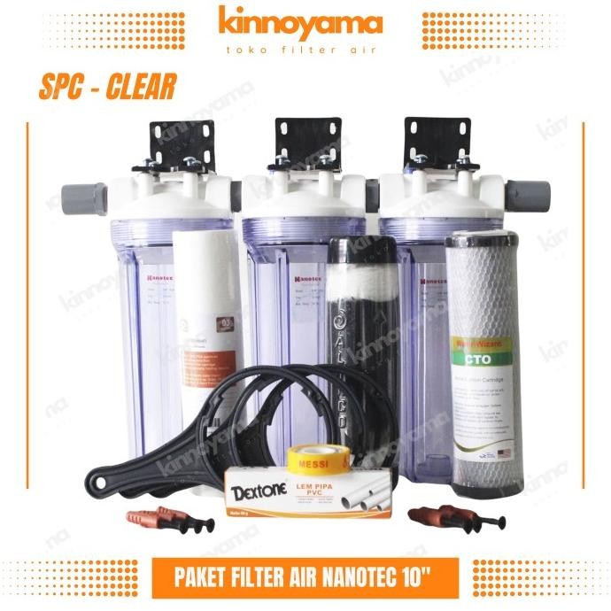 Paket Housing Filter Air Sumur Bor / Toren / Tandon 10" New Stok