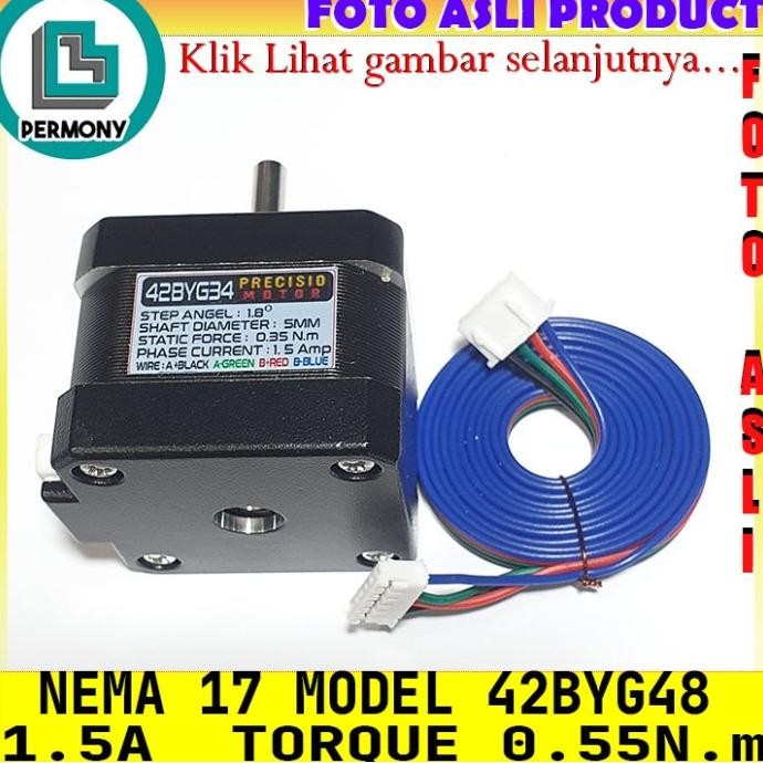 Stepper Motor 42 Nema 17 42Byg40 Nema17 Series New Stok