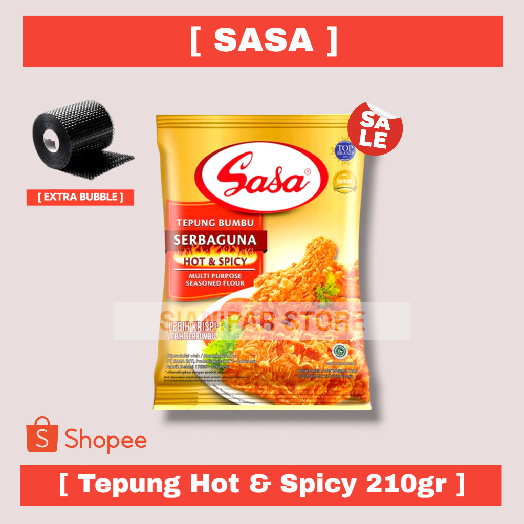 

SASA TEPUNG BUMBU SERBAGUNA HOT SPICY PCK 225/210g