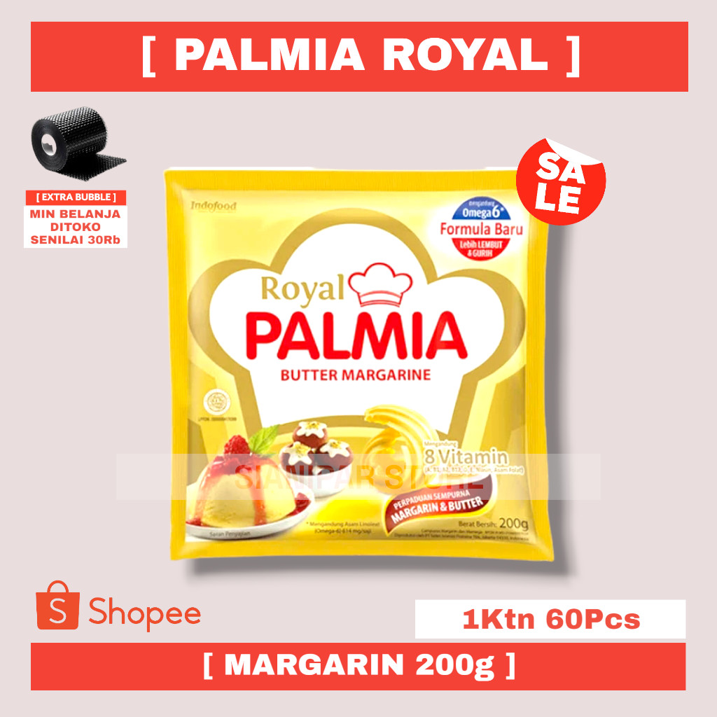 

PALMIA ROYAL BUTTER MARGARINE PCK 200g