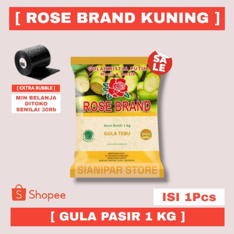 

ROSE BRAND GULA PASIR KUNING PCK 1Kg