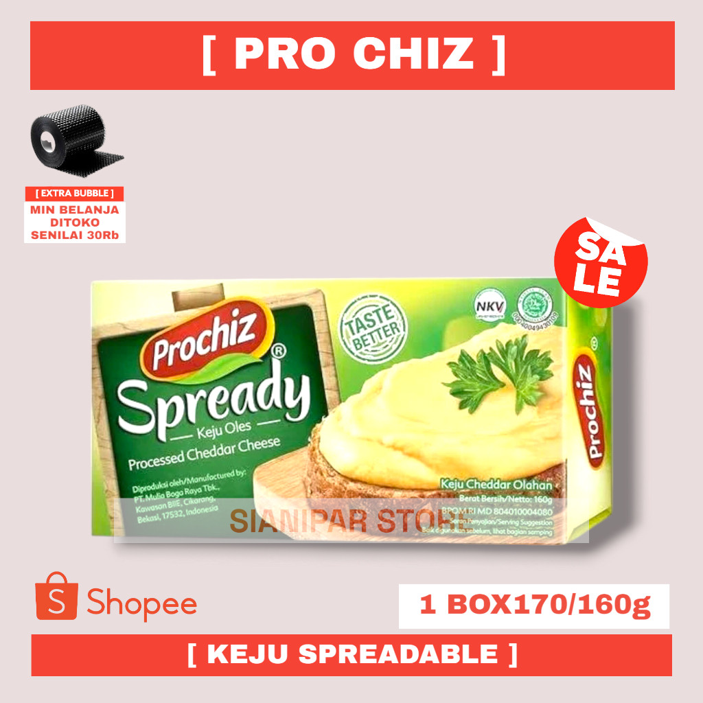 

PRO CHIZ KEJU SPREADABLE BOX 170/160g
