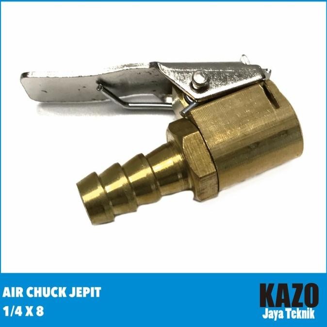 Air Chuck Jepit 1/4 X 8 - Jepitan Pengisi Angin Tire AirChuck