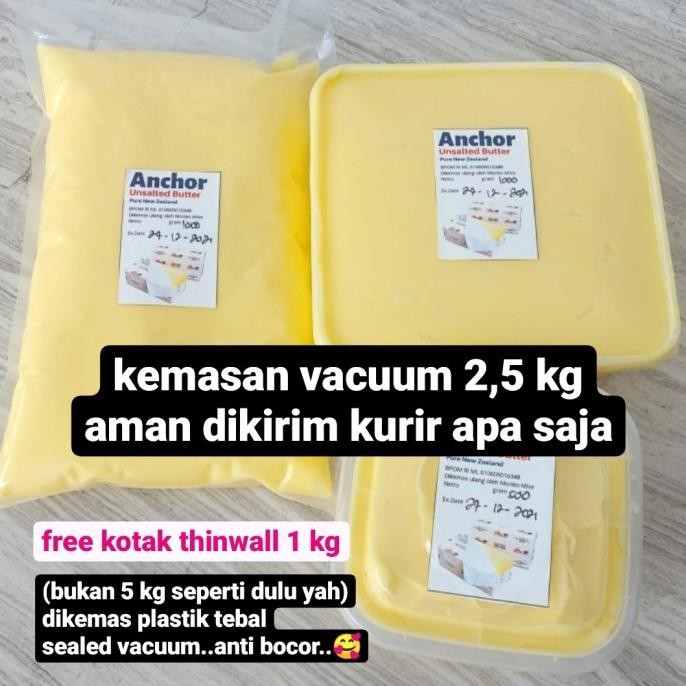 

anchor unsalted butter 5 kg GOJEK / butter unsalted anchor