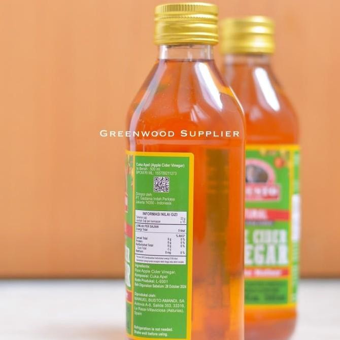 

Murah Natural Apple Cider Vinegar M Busto - 500Ml (Premium Quality)