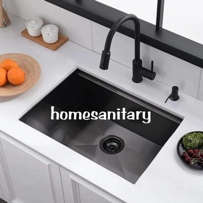 Cars kitchen sink undermount black JKM 6045