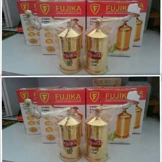 FUJIKA - CETAKAN KUE AKAR KELAPA 6 IN 1 KUNINGAN