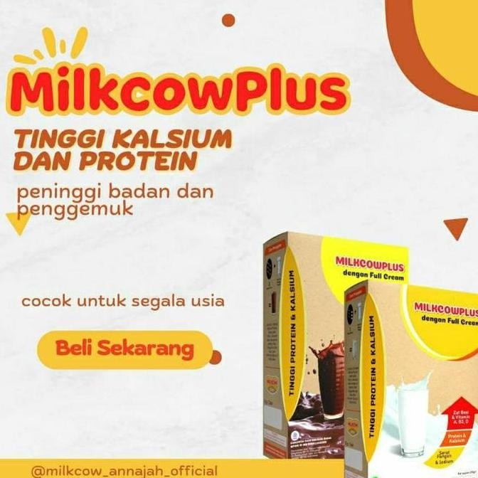 

Promo Paket 3 Box Milkcowplus Milkcow Plus Rasa Vanila Fullcream Coklat Stroberi- 500Gr