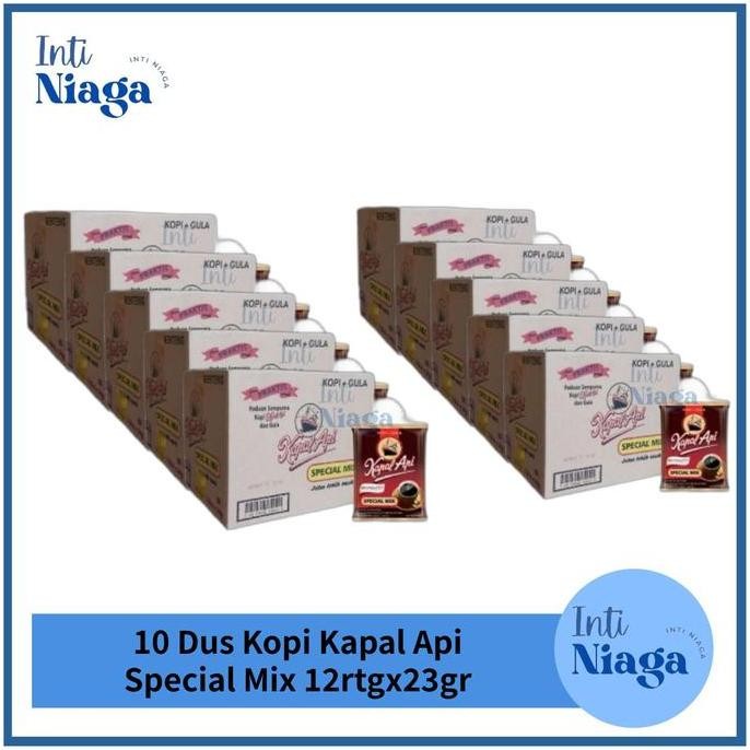 

Promo 10 Dus- Kopi Kapal Api Special Mix 12Rtg X 23Gr