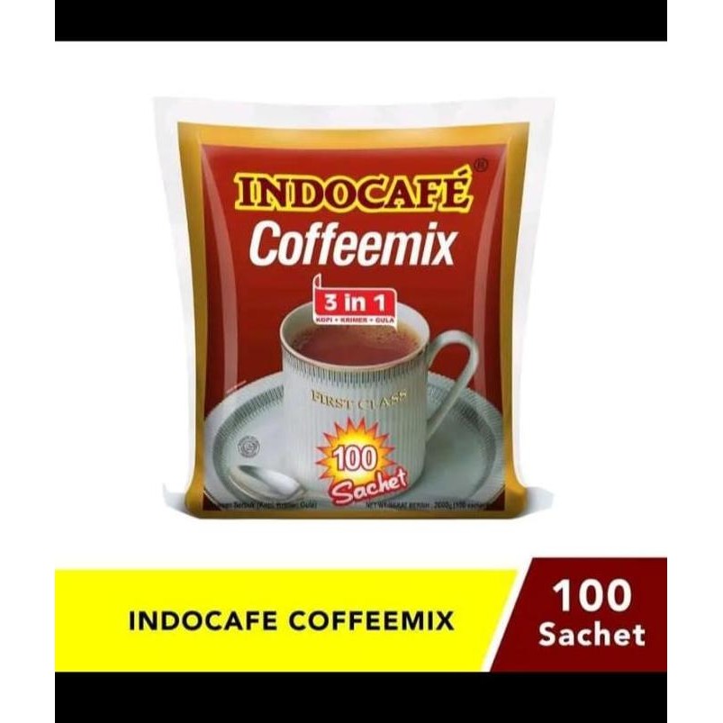 

Promo [Tsg X Abang Orin] Indocafee Coffeemix 1 Bag Isi 100 Sachet Kopi Indocafeemix