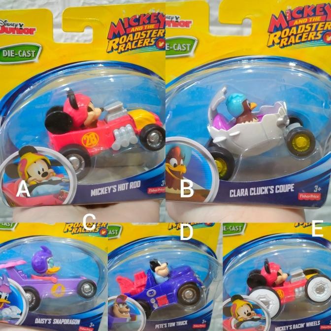 Diecast Disney Club Junior Roadster Racer Mickey Hot Road
