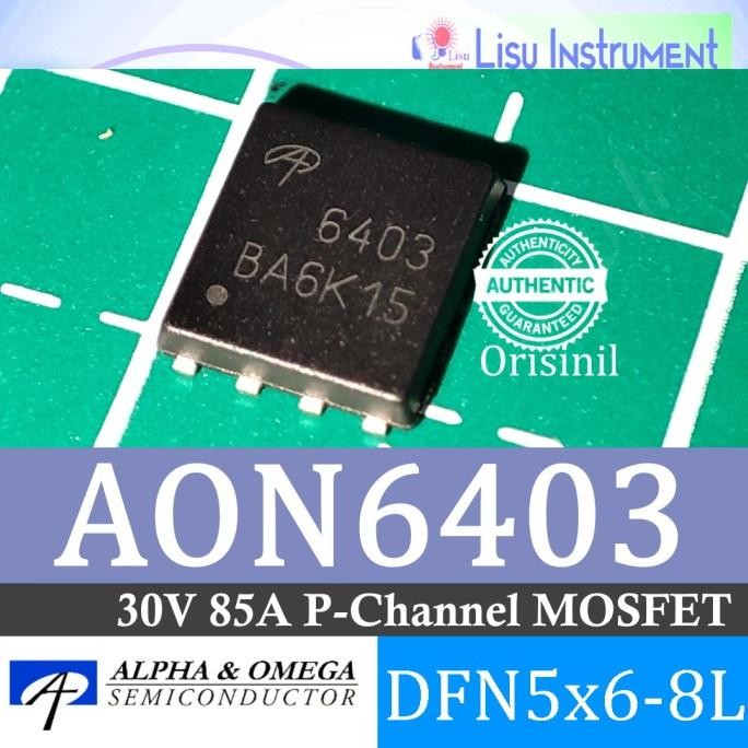 Terbaru AON6403 30V 85A P-Channel MOSFET DFN5x6-8L 6403 Alpha & Omega Semicond lisu992