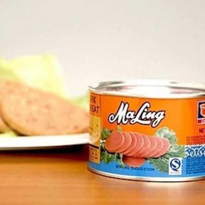

Grosir Maling Tts Ham Babi 397Gr Lunchorn Pork Meat Daging Canned Ma Ling