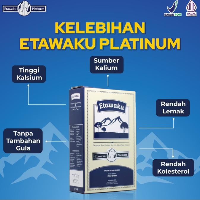 

Sale Etawaku Platinum Susu Kambing Etawa Tinggi Kalsium Paket 2 Box