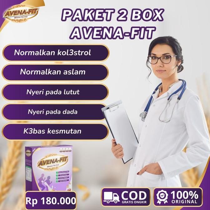 

Sale Paket 2 Box Avena-Fit Sereal Oatmeal Susu Kurma Sudah Bpom Dan Halal Mui Bisa Cod, Food Granola Oats