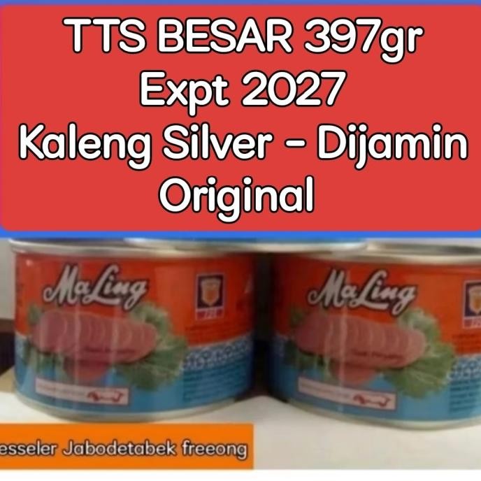 

Promo Maling Pork Luncheon Meat Kaleng 397Gr Tts (Daging Ham Babi Kaleng)