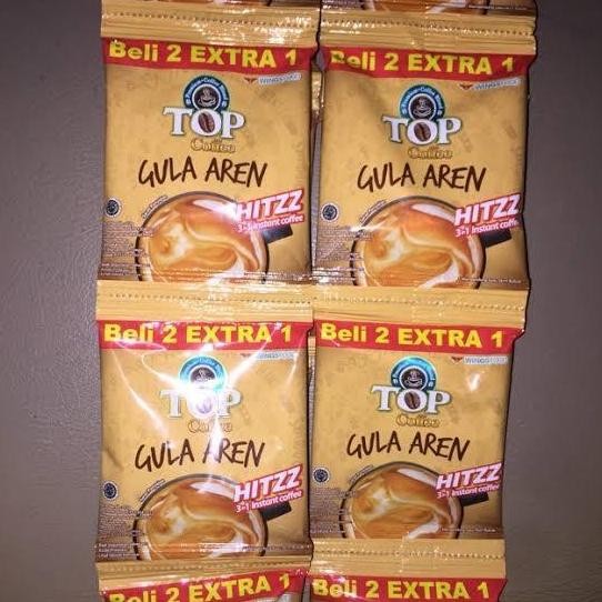 

Promo Bm-A 12.12 ~ Top Coffee Gula Aren Kopi Instan New [22 G/ 180 Sachet/ Karton] Kkp + 1Pc Gooday Duet Mocachoco