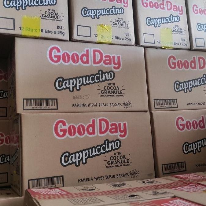 

Grosir Kopi Goodday Cappucino Per Dus (120 Pcs) Coffee Minuman Instan Choco Mura