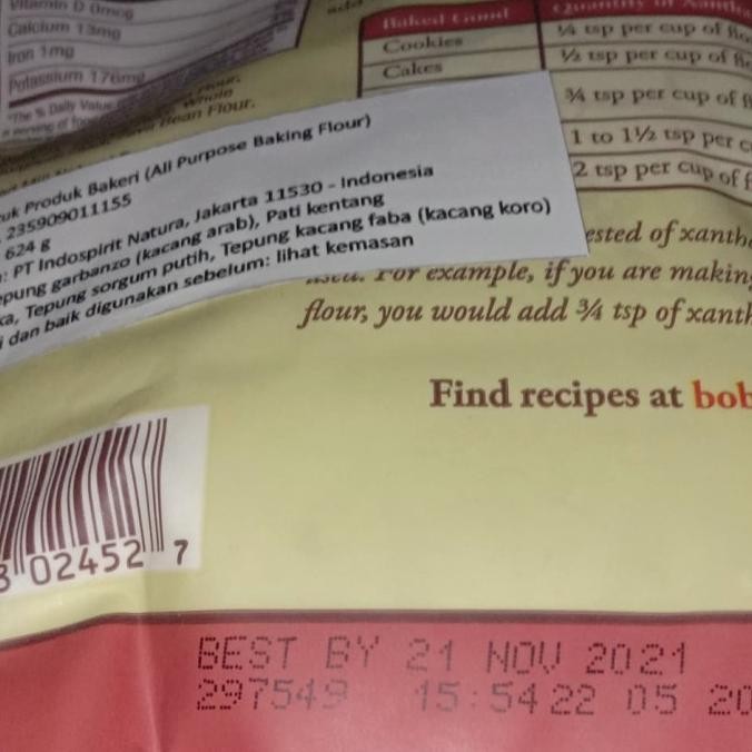 

Sale All Purpose Baking Flour/Bob'S Red Mill/624Gr