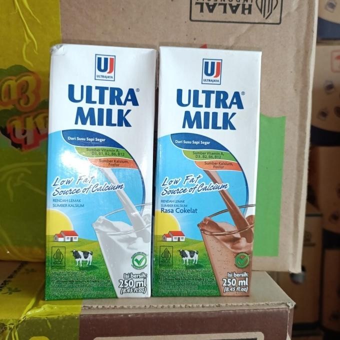 

Grosir Ultra Milk Uht Lowfat 250Ml 1 Karton Isi 24Pcs