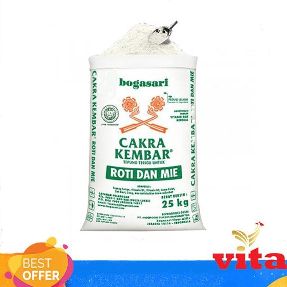 

Sale Cakra Kembar Tepung Terigu Roti Mie 25Kg
