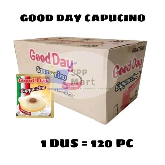 

Promo Kopi Good Day Cappucino Dus (Isi 120 Pc )