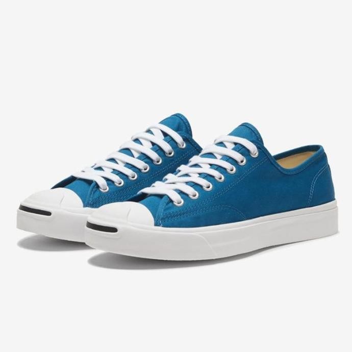 Sepatu CONVERSE JACK PURCELL JP Twill Cape Blue 168518C ORIGINAL