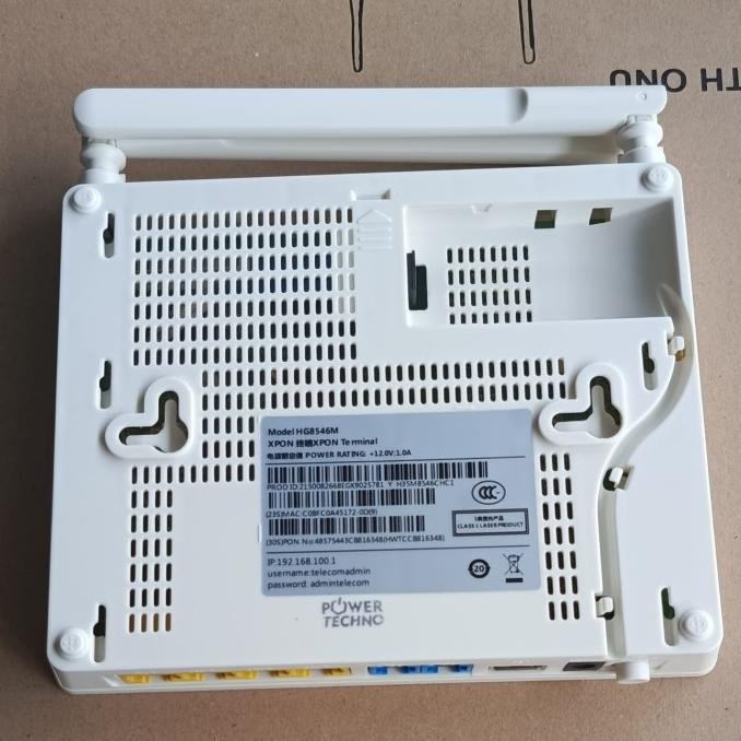 Onu Xpon Hg8546M Gpon Epon Non Wifi New Port Biru Seperti Hg8120C Hg8321 Co