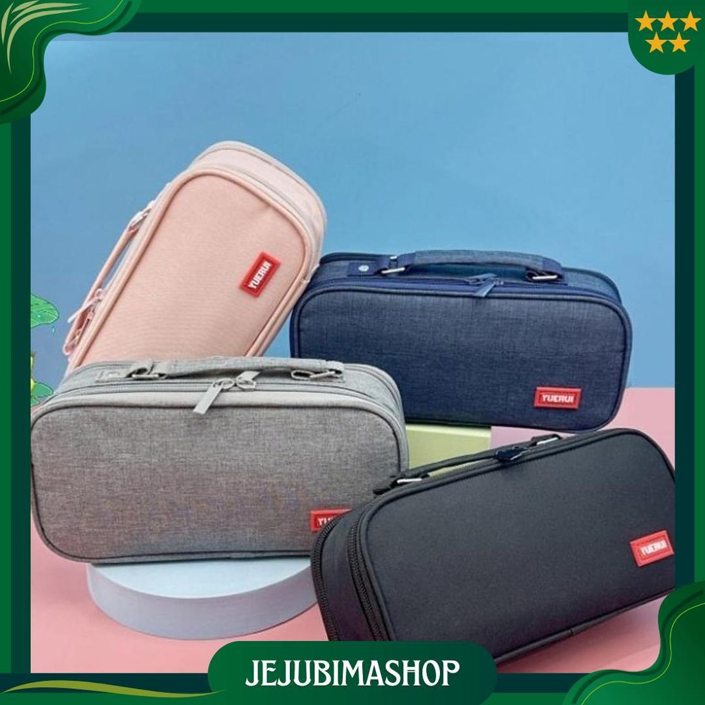 

Tempat Pensil Ritsleting Kapasitas Besar Kotak Pensil Lima Lapis Alat Tulis Terbuka Ganda Multifunction Double Layer Pen Bag Tas Pensil Kantong Pen Gratis Ongkir
