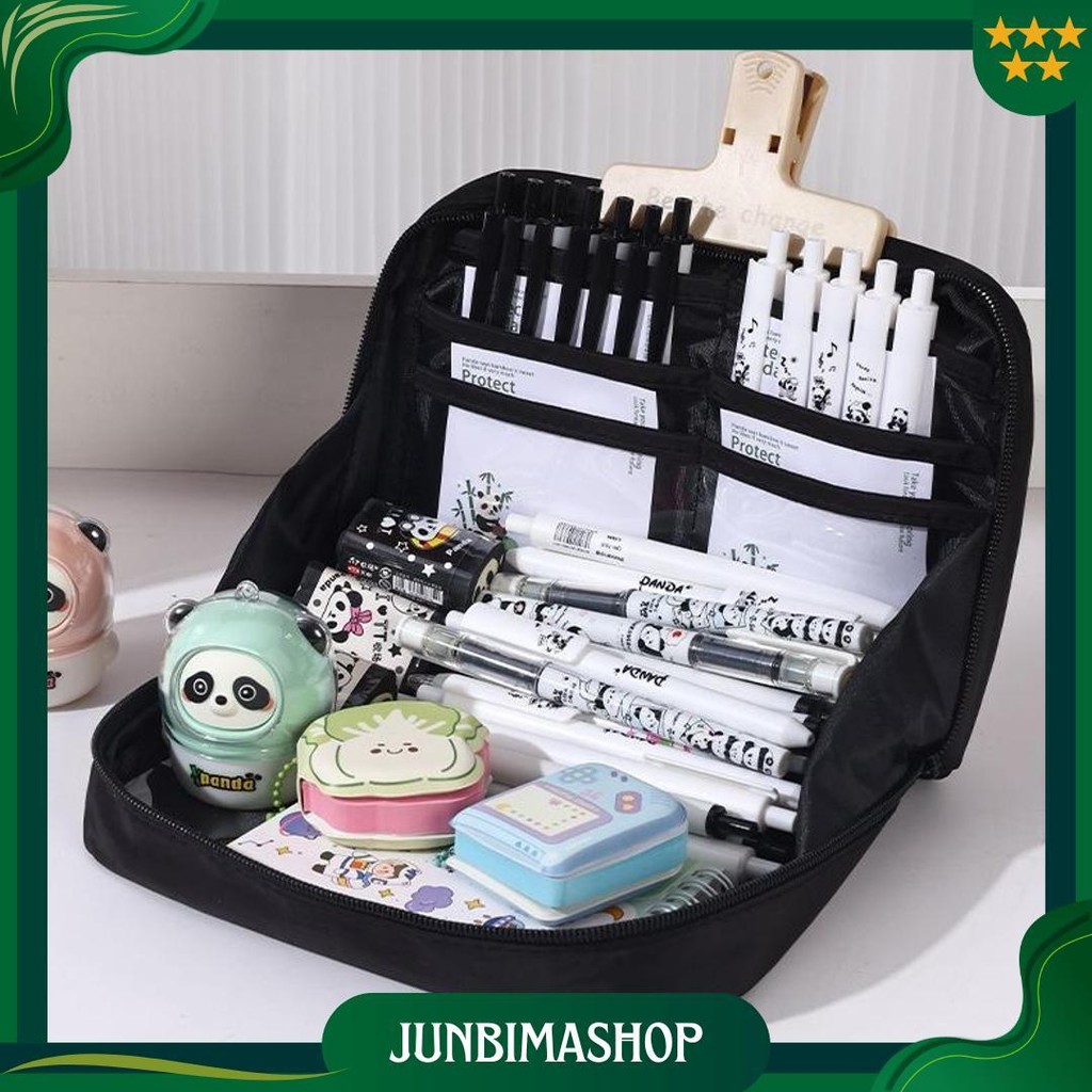 

Anak 12 Layer Tas Tempat Pensil Case Pouch Transparan Kapasitas Besar Stationery Kantor Promo Puncak