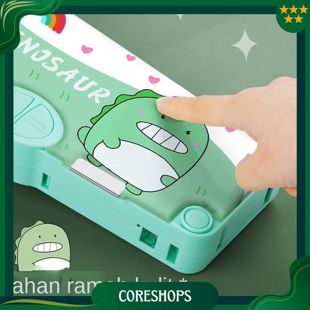 

Kotak Pensil Multifungsi Motif Unicorn / Dinosaurus / Astronot Untuk Anak Lengkap Peruncing Gunting Isolasi Penghapus Gratis Ongkir