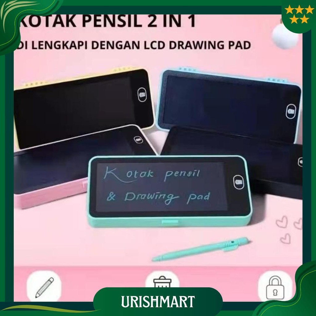 

Kotak Pensil Anak 2 In 1 Dengan Lcd Writing Pad Ori